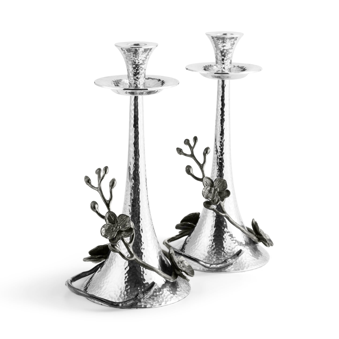 Black Orchid Candleholders