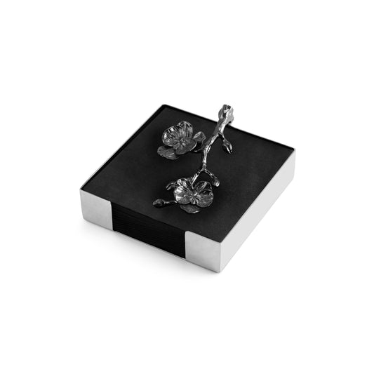 Black Orchid Cocktail Napkin Holder