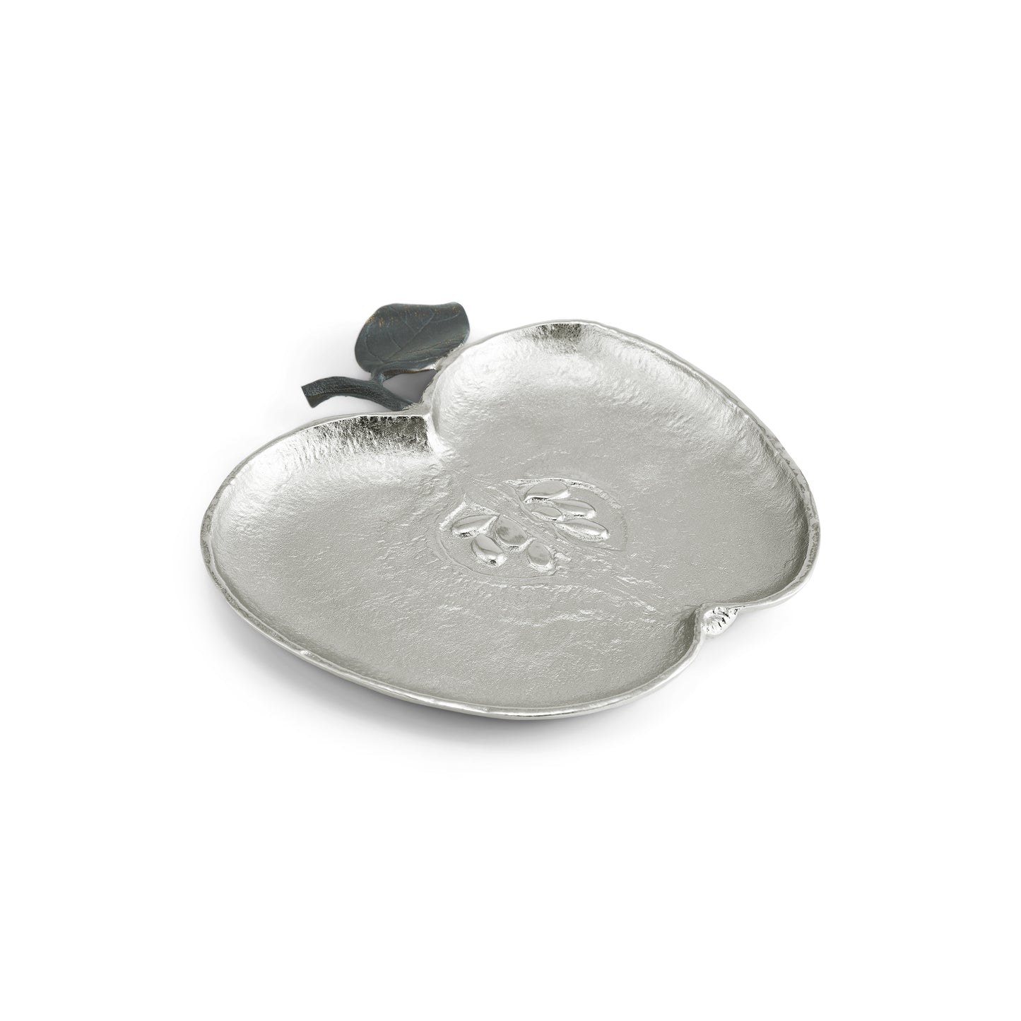 Apple Plate - Silver