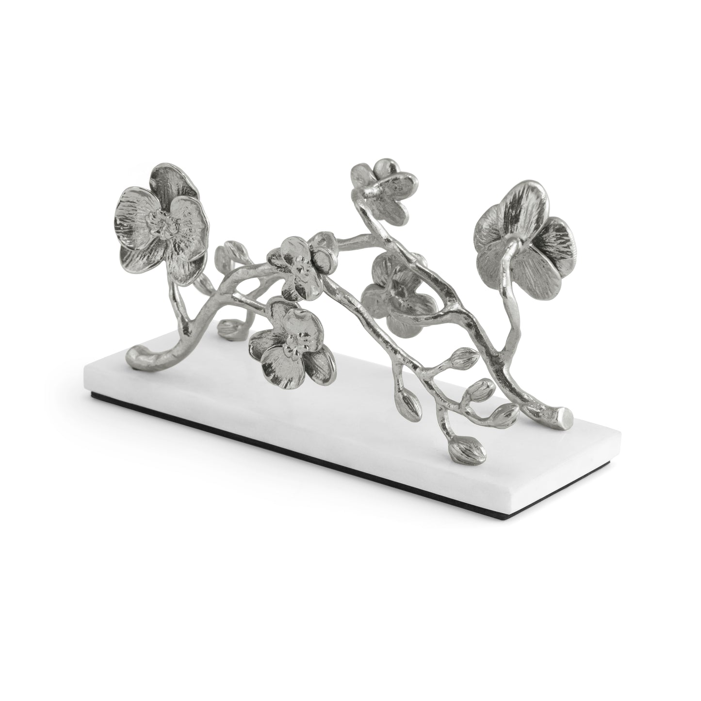 White Orchid Vertical Napkin Holder