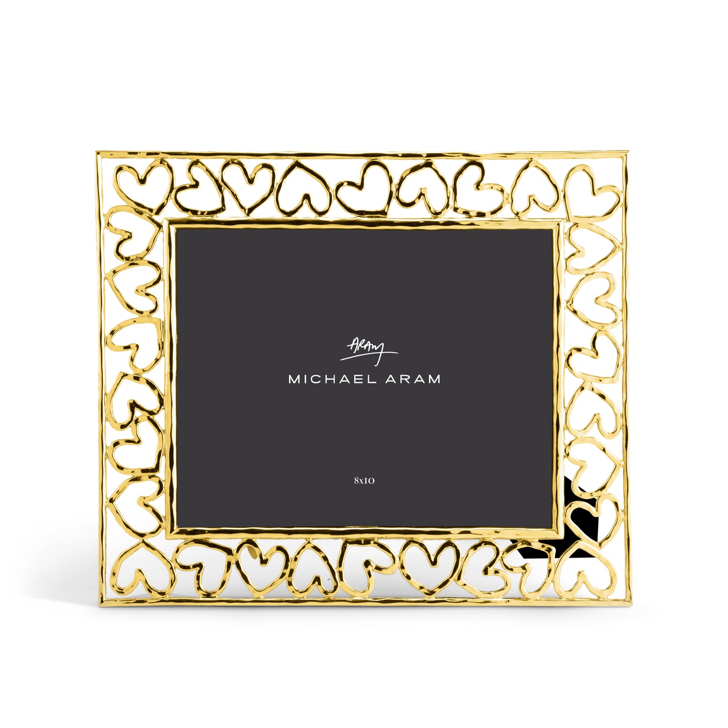 Heart Frame 8x10 Goldtone