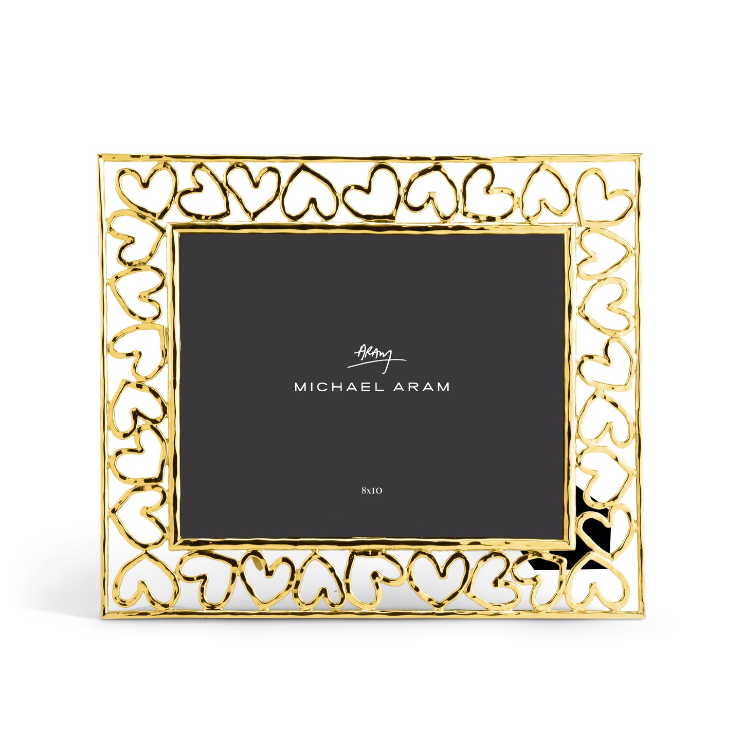 Heart Frame 8x10  Goldtone