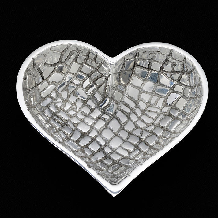 Happy Croco Silver Heart with Heart Spoon