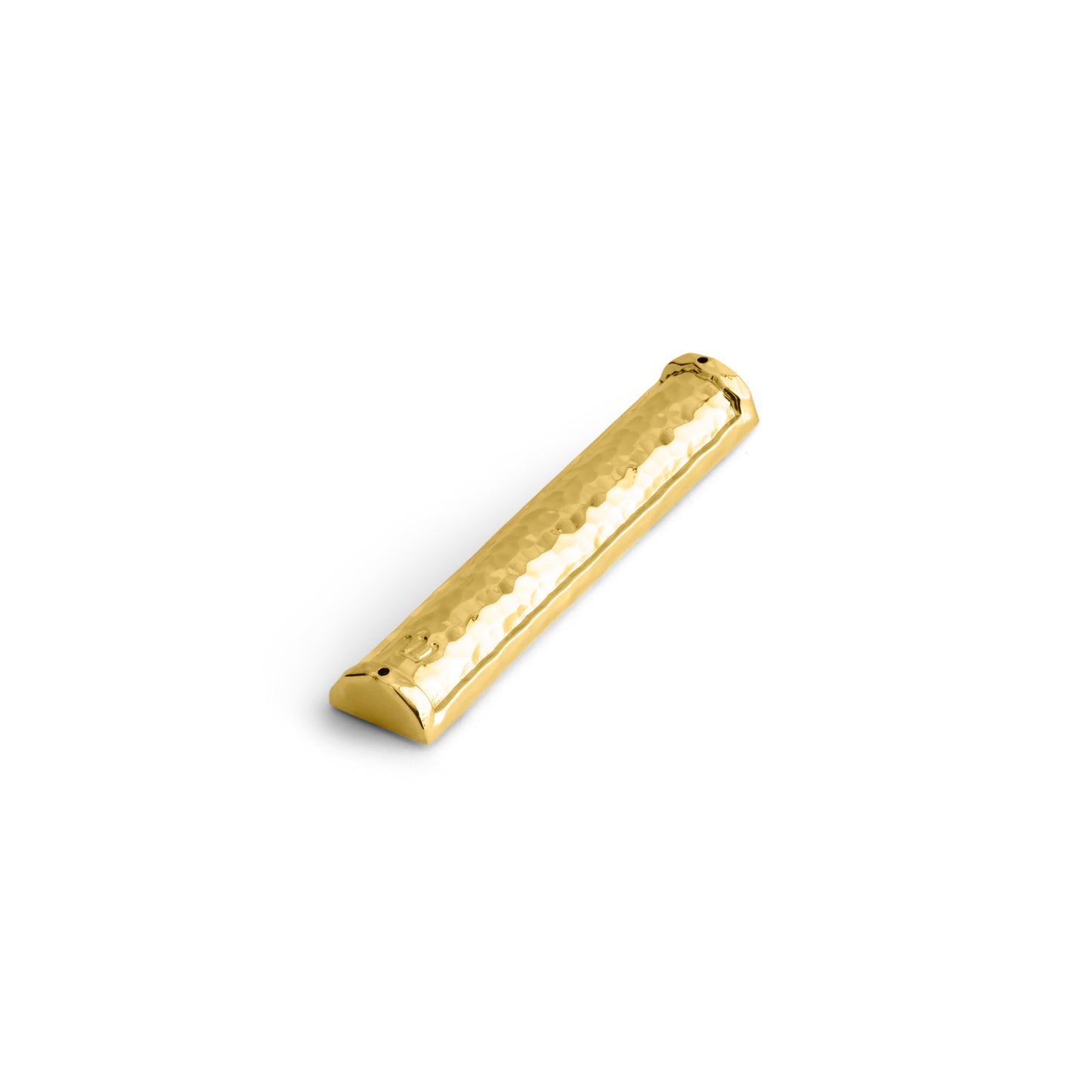 Hammertone Mezuzah Gold - Small