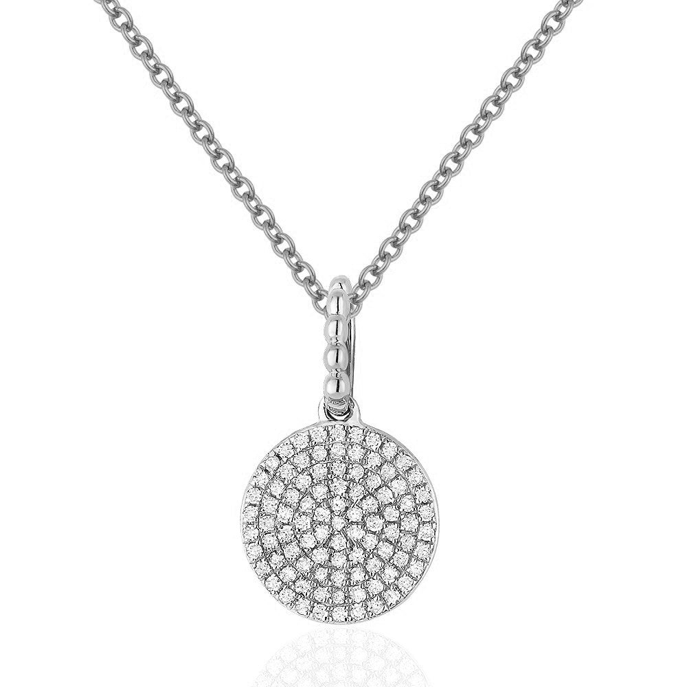 14 Karat White Gold Pendant