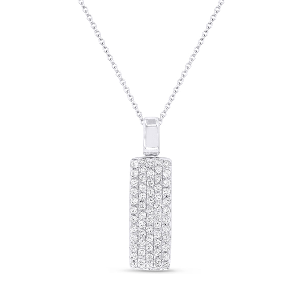 14 Karat White Gold Pendant