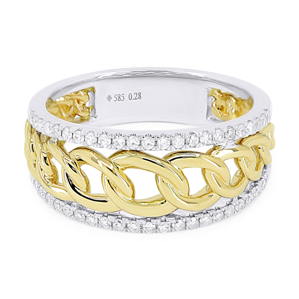 14 Karat Two Tone Ring