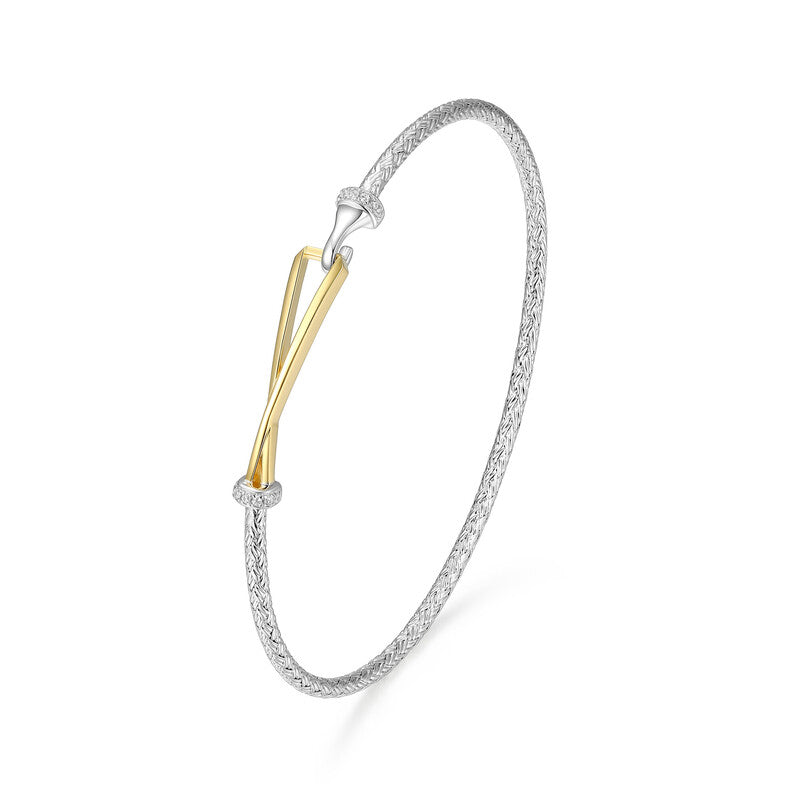 Sterling Silver Gold Plated Bracelet