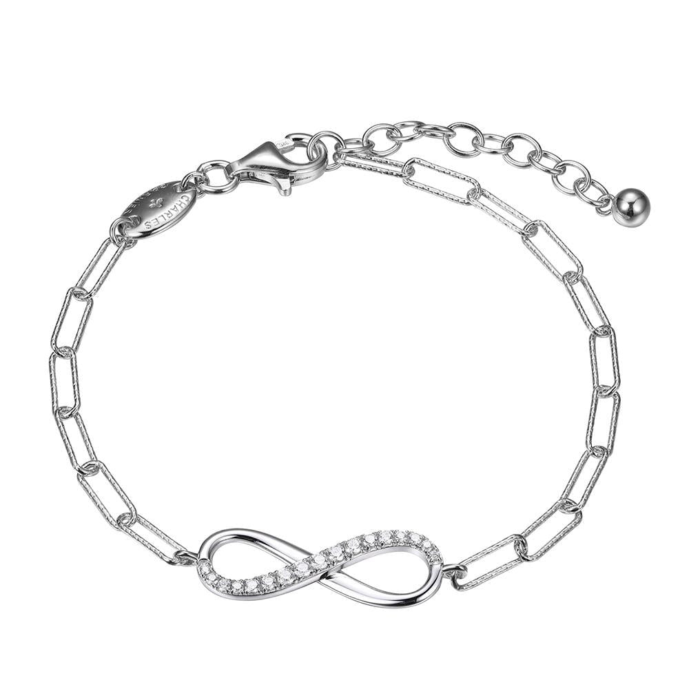 Sterling Silver Paper Clip Bracelet