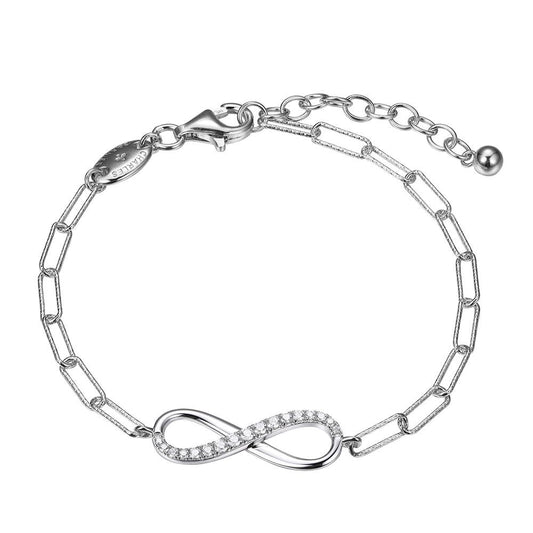 Sterling Silver Paper Clip Bracelet