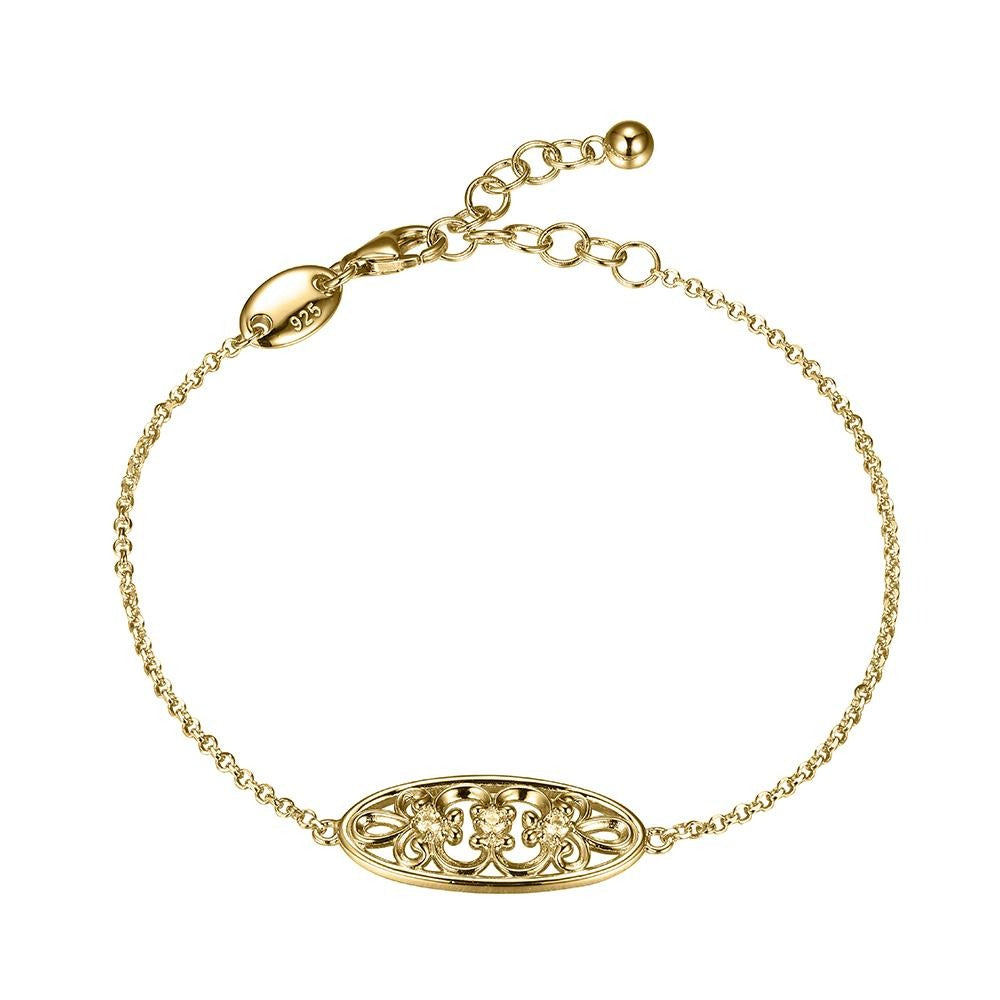 Sterling Silver Gold Plated Bracelet