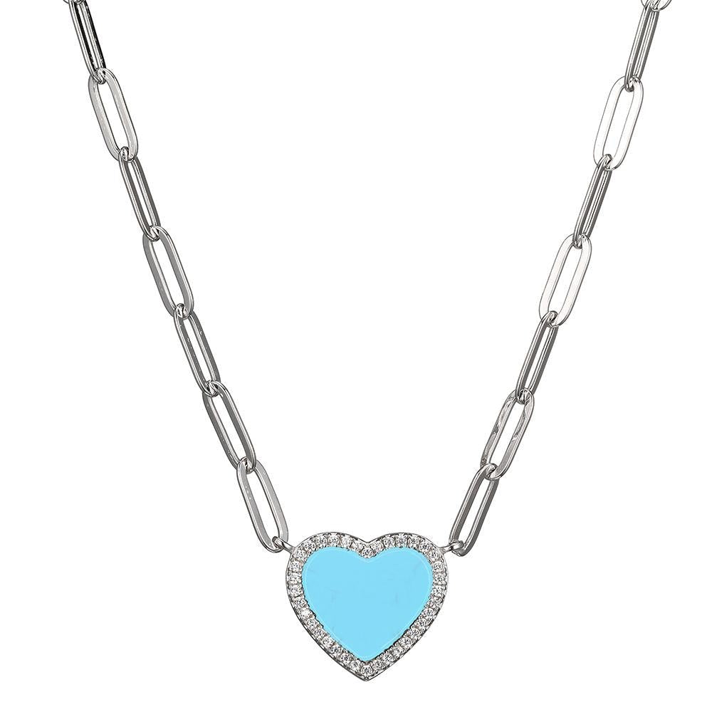 Sterling Silver Heart Necklace