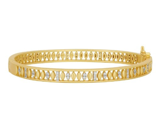 Armor of Pavé Hinge Bangle