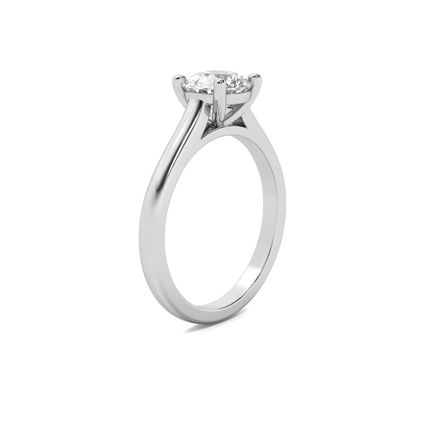 Round Brilliant Cut Solitaire Engagement Ring