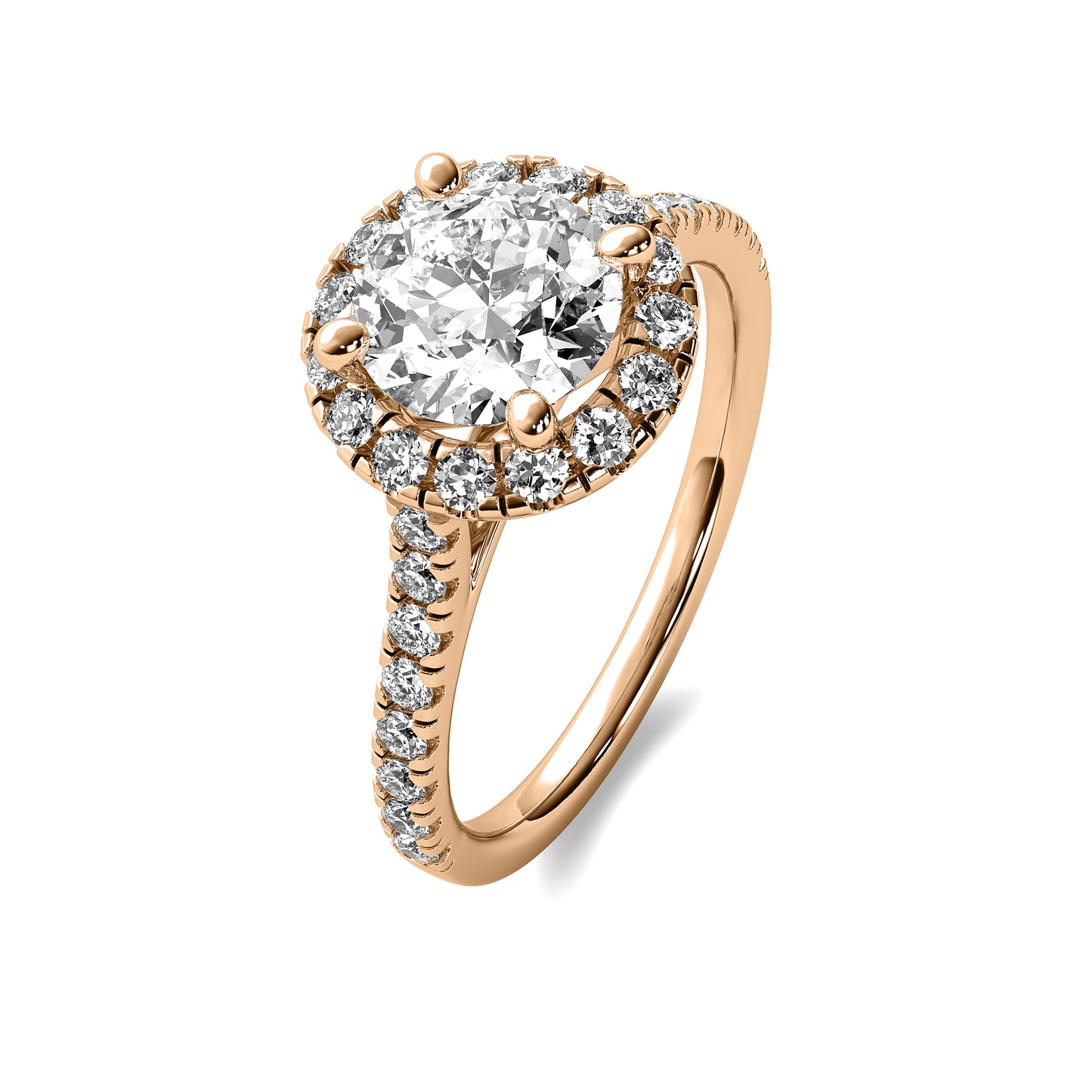 Round Brilliant Cut Solitaire Engagement Ring