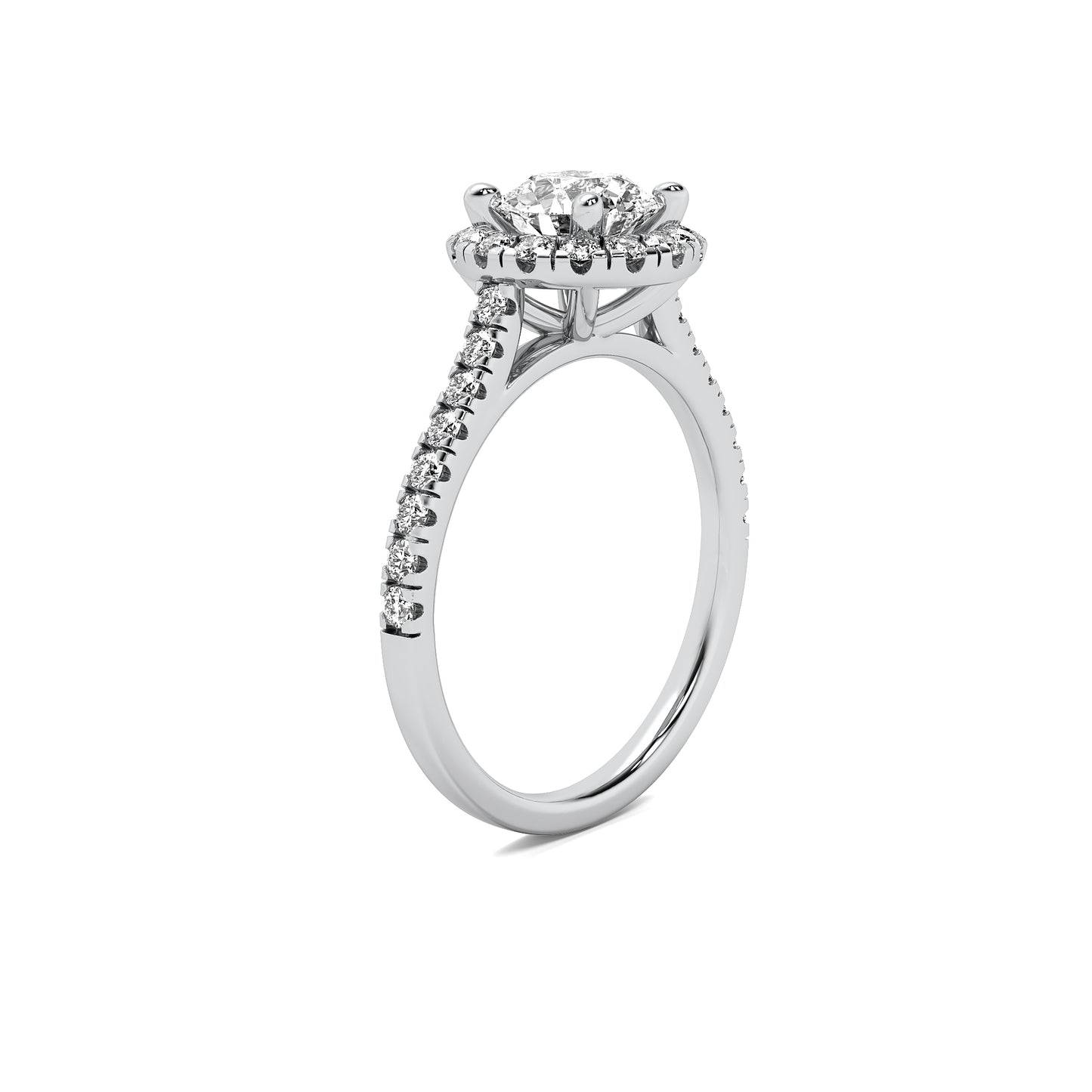 Round Brilliant Cut Solitaire Engagement Ring