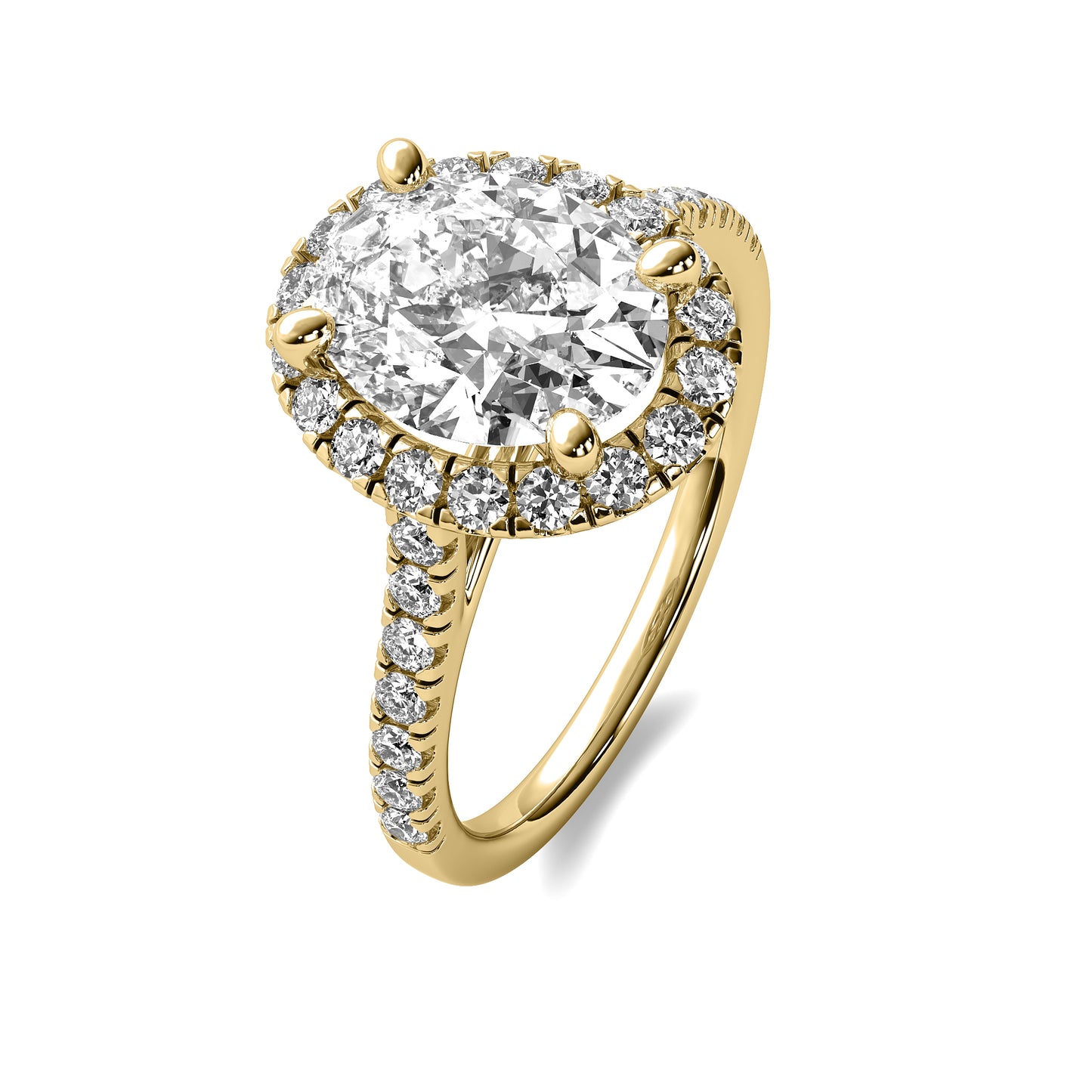 Oval Cut Solitaire Engagement Ring