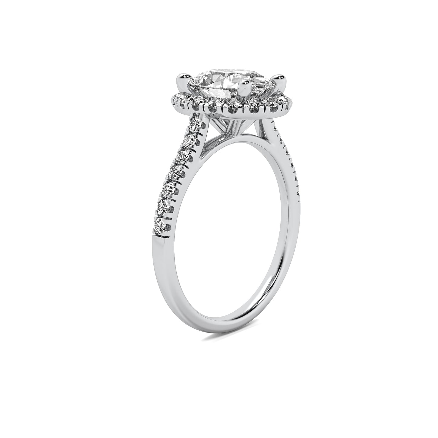 Oval Cut Solitaire Engagement Ring