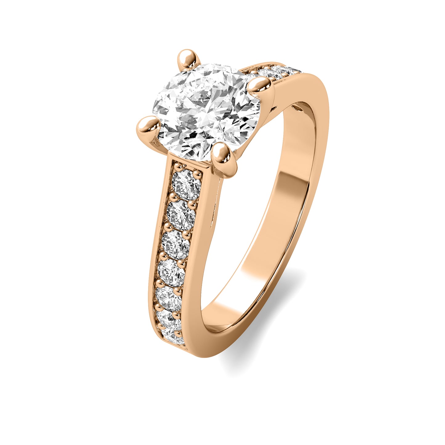 Round Brilliant Cut Solitaire Engagement Ring