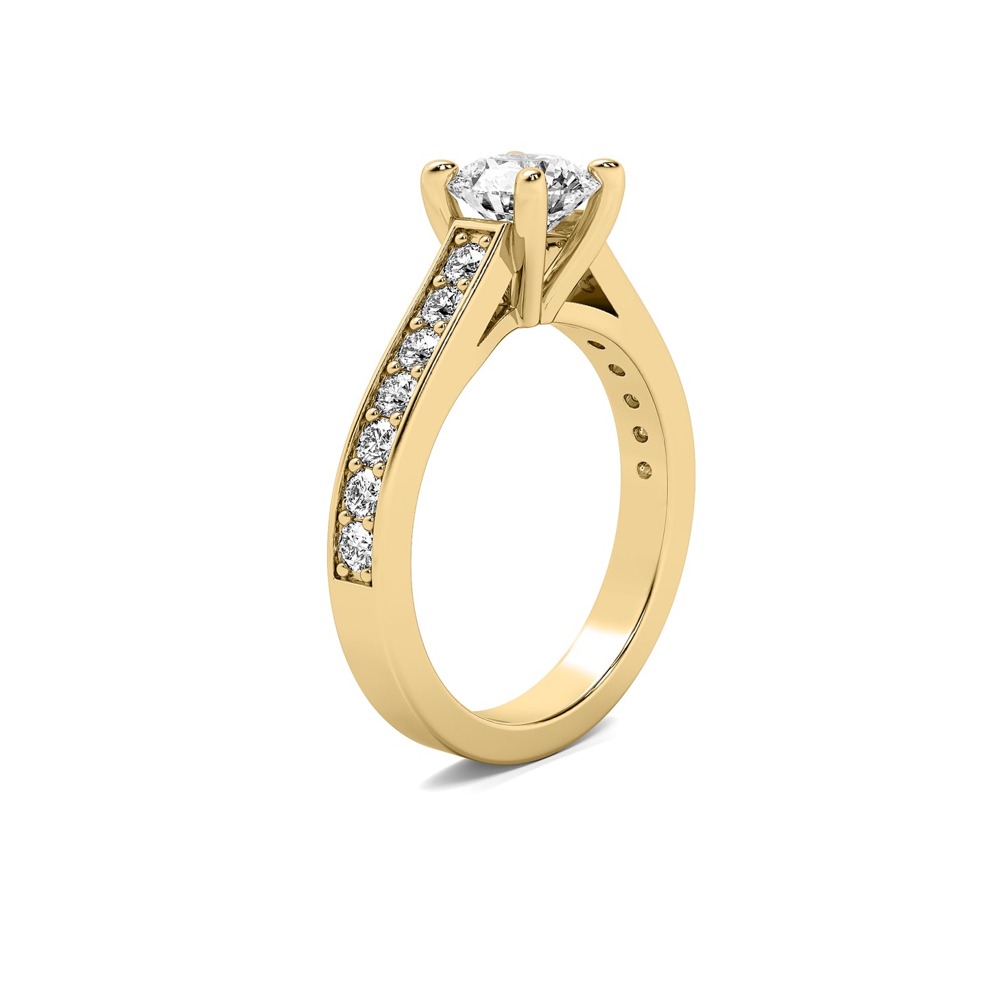 Round Brilliant Cut Solitaire Engagement Ring