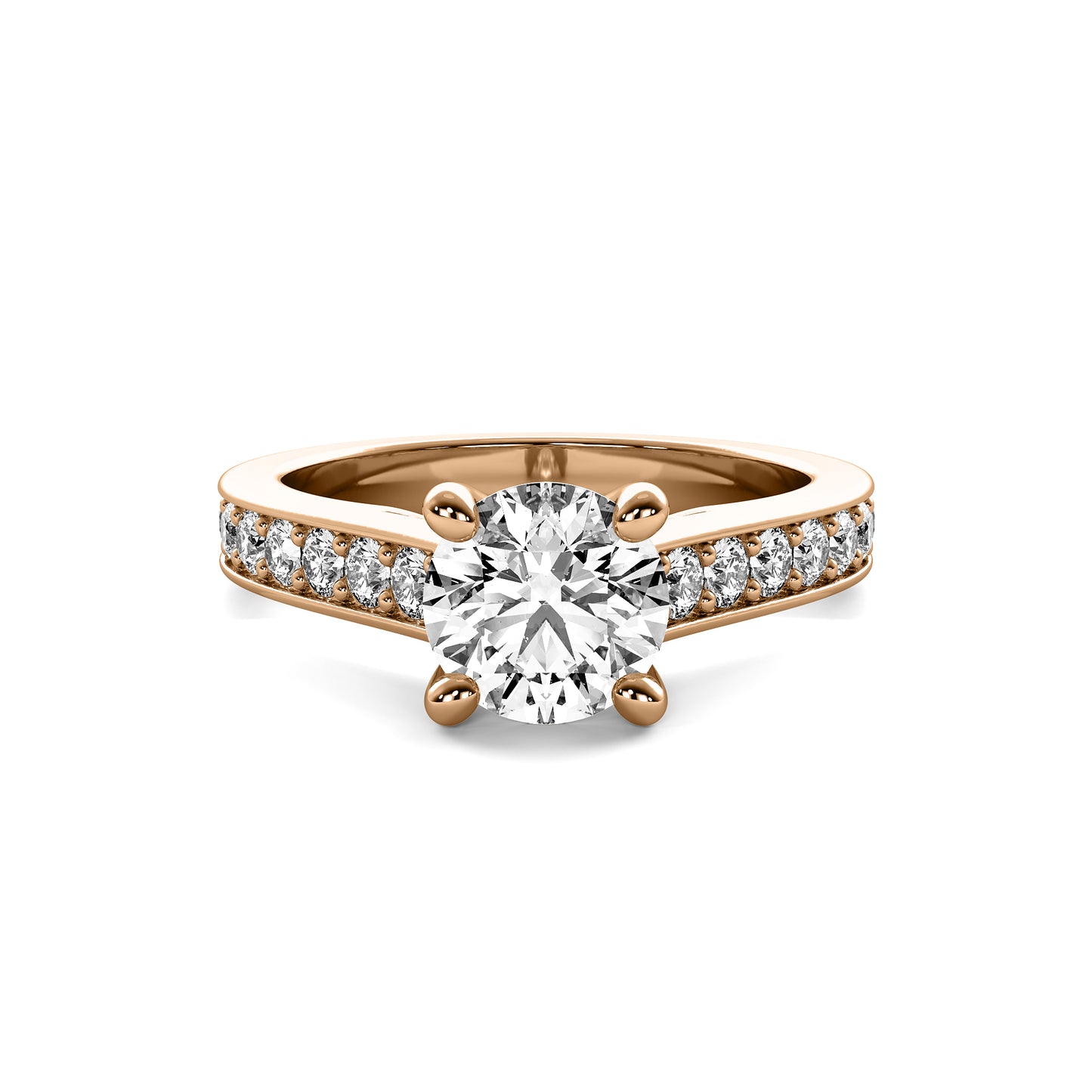 Round Brilliant Cut Solitaire Engagement Ring