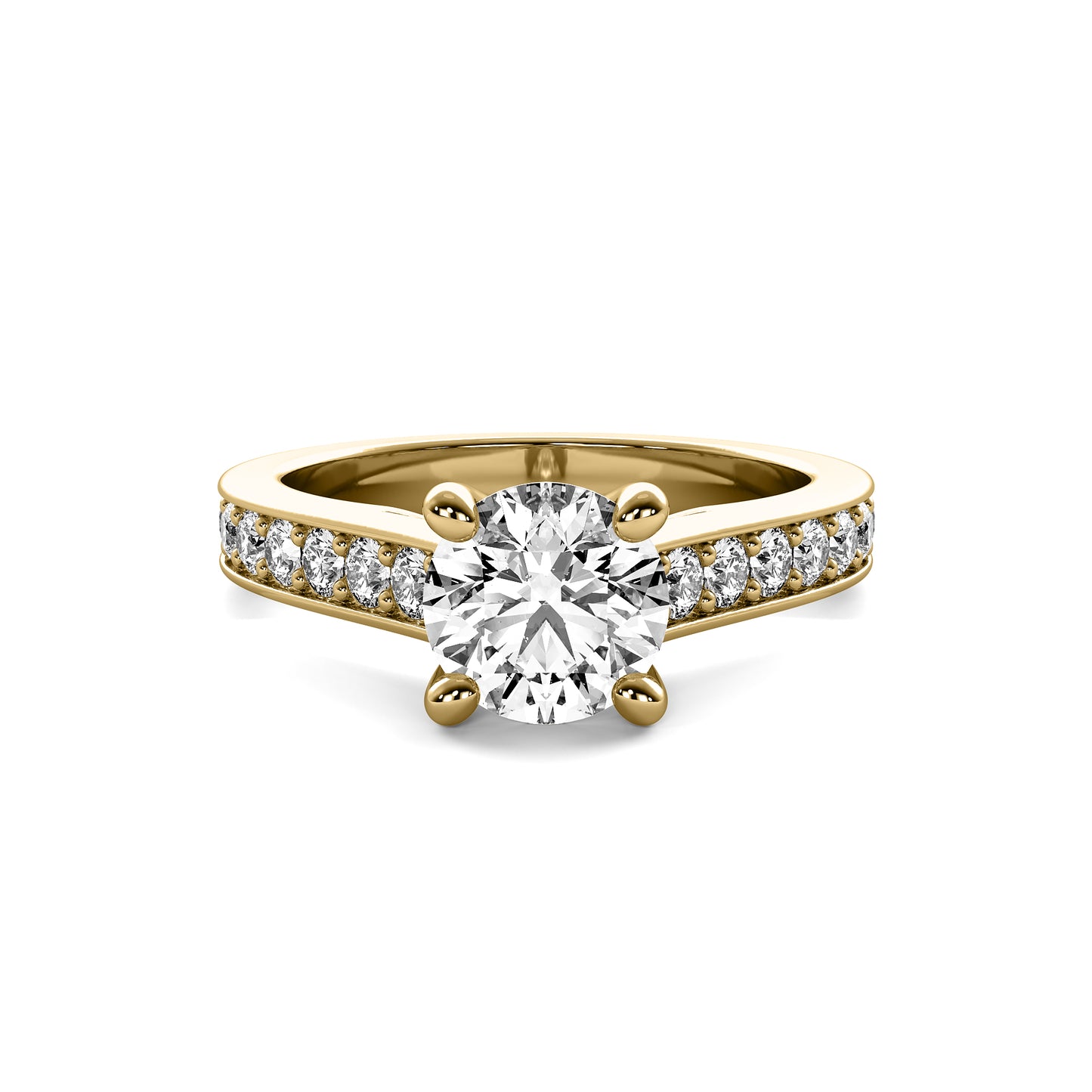 Round Brilliant Cut Solitaire Engagement Ring