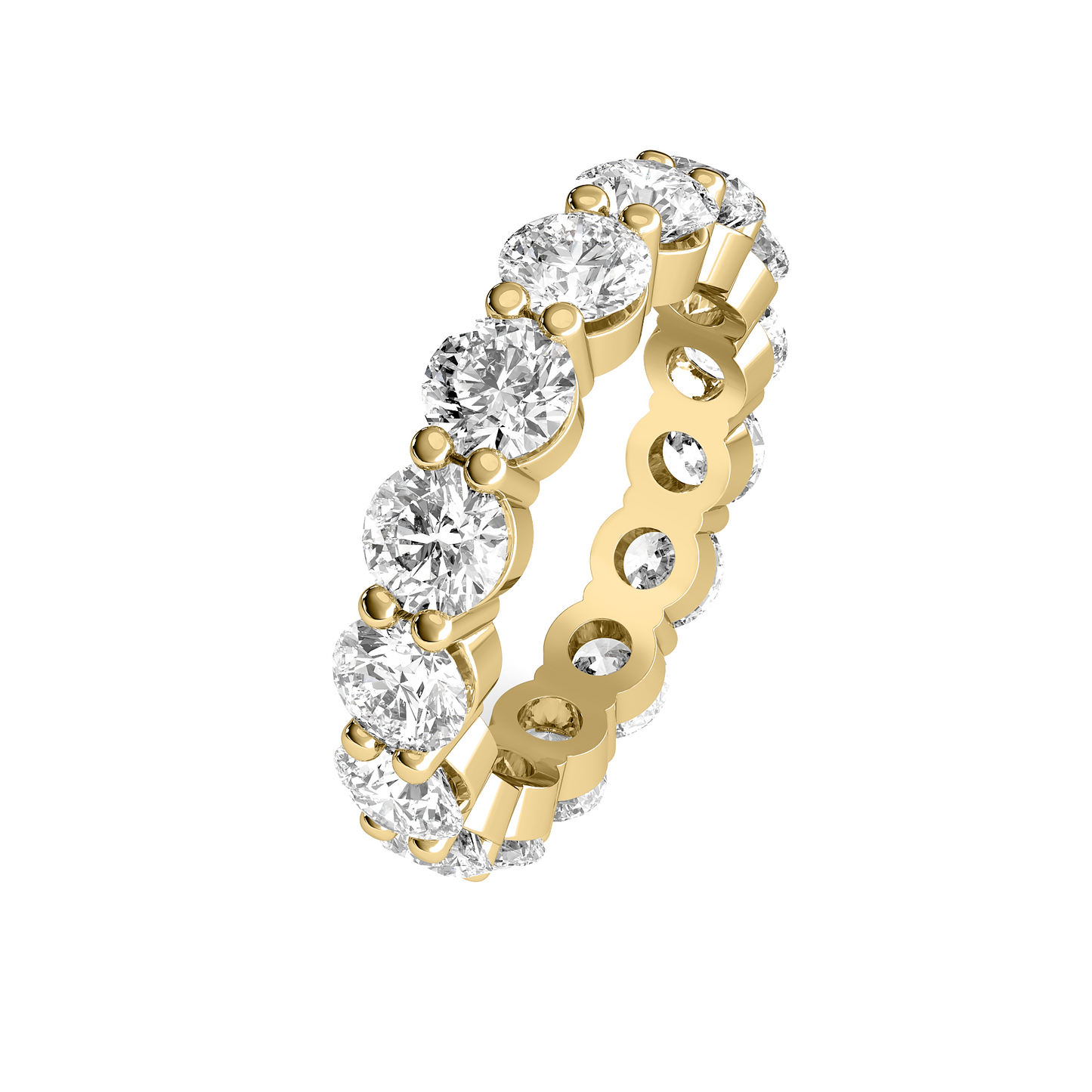 Eternity Band Common Prong Round Diamonds