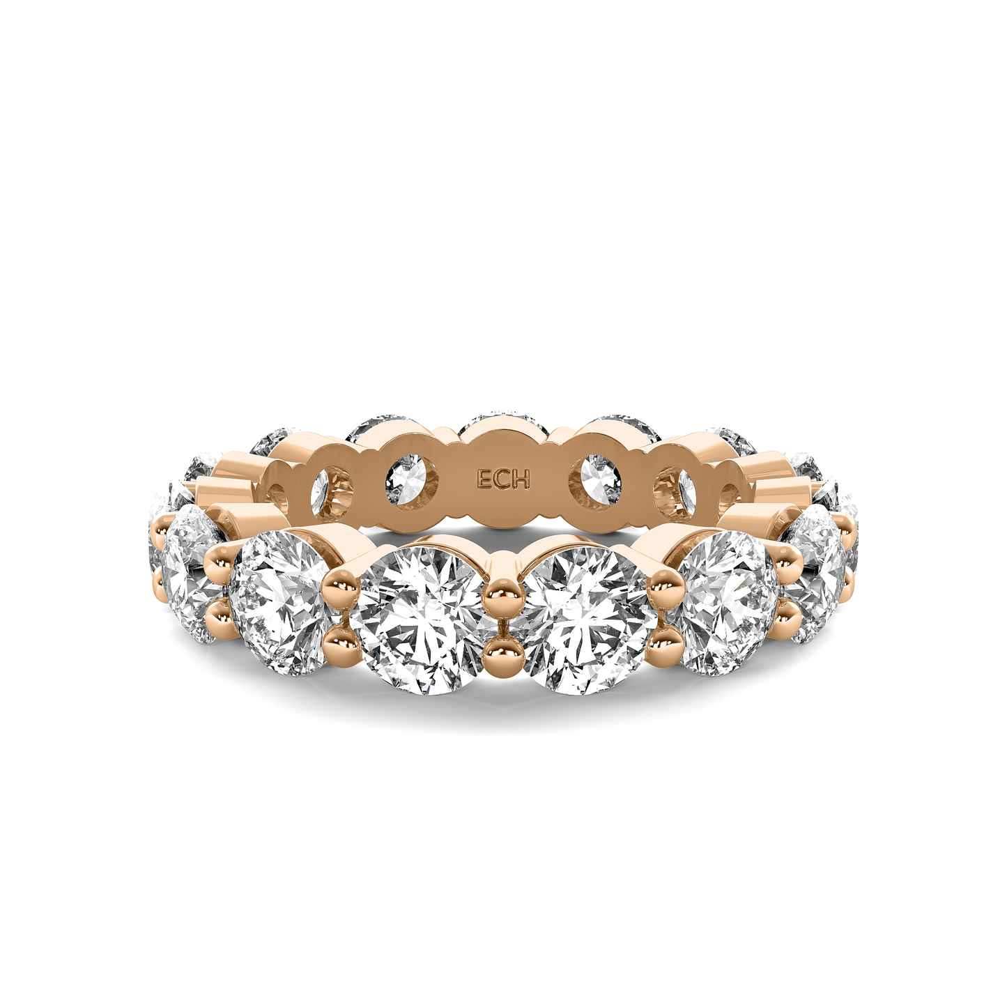 Eternity Band Common Prong Round Diamonds