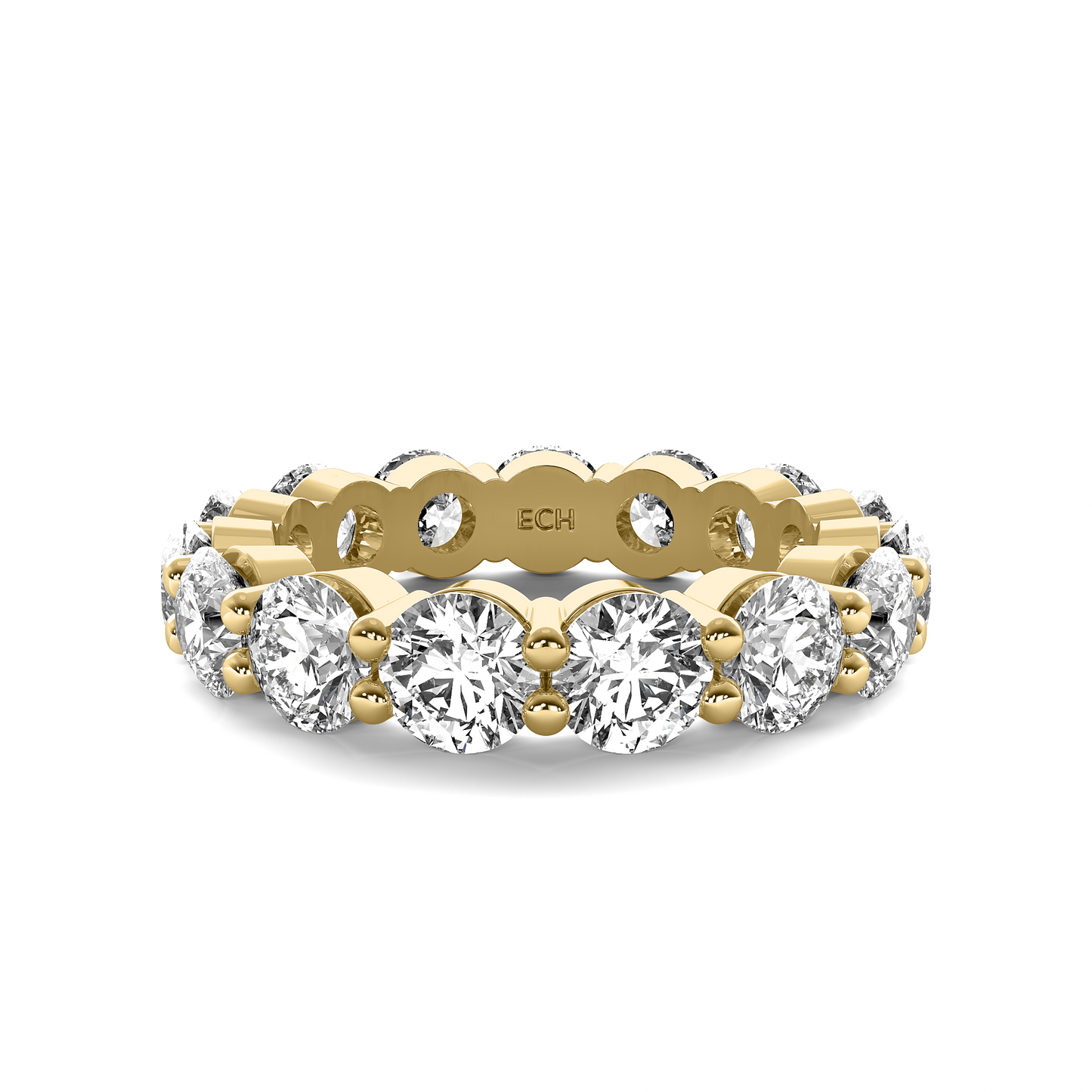 Eternity Band Common Prong Round Diamonds