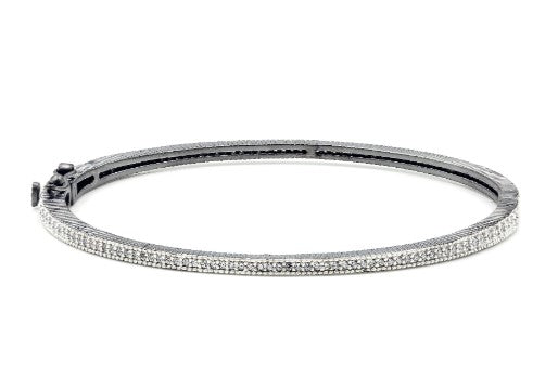 The Classic Pavé Hinge Bangle