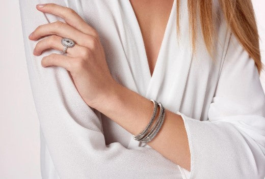 The Classic Pavé Hinge Bangle