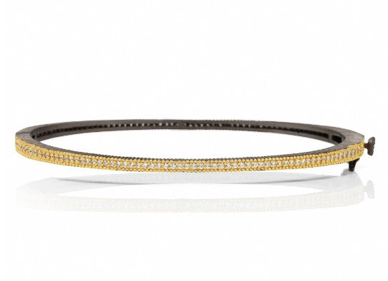 The Classic Pavé Hinge Bangle