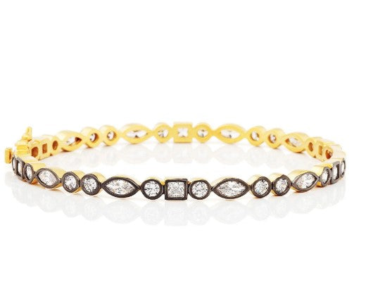 Signature Mixed Shape Bangle