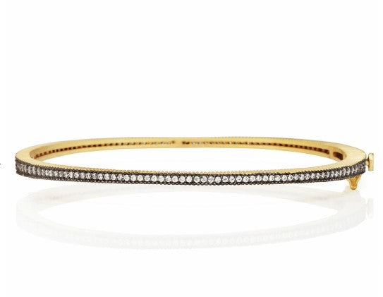 The Classic Pavé Hinge Bangle