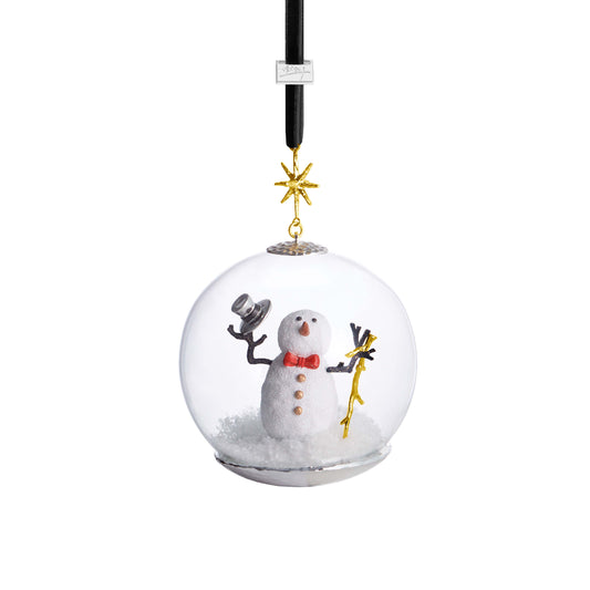 Snowman Snow Globe Ornament