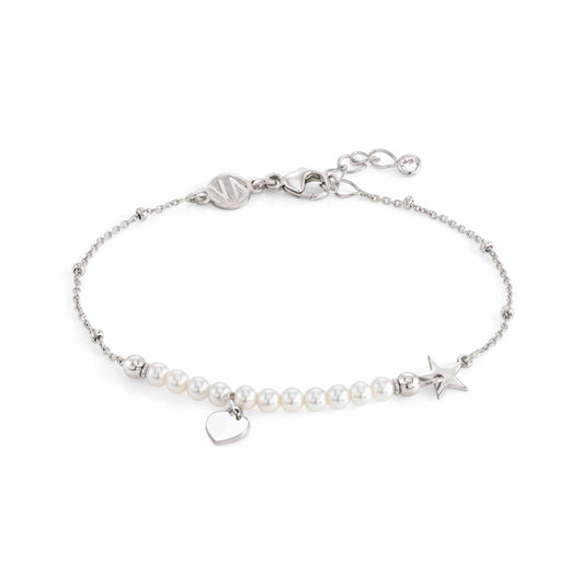 Melodie Bracelet With Heart And Pearls
