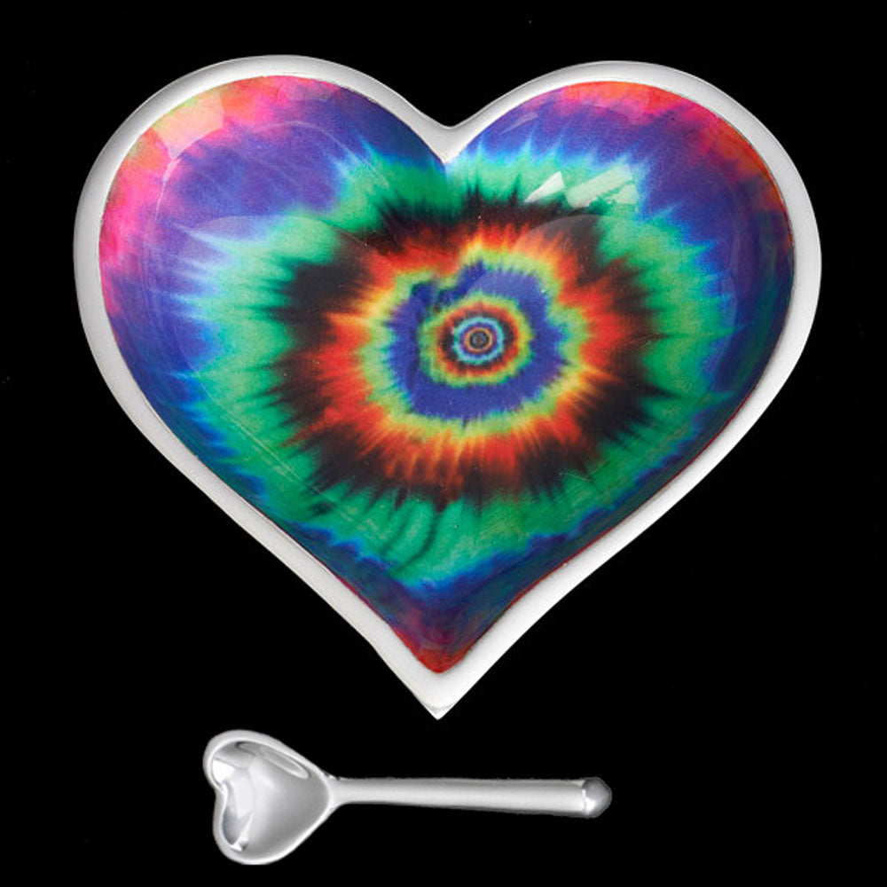 Happy Groovy Heart with Heart Spoon