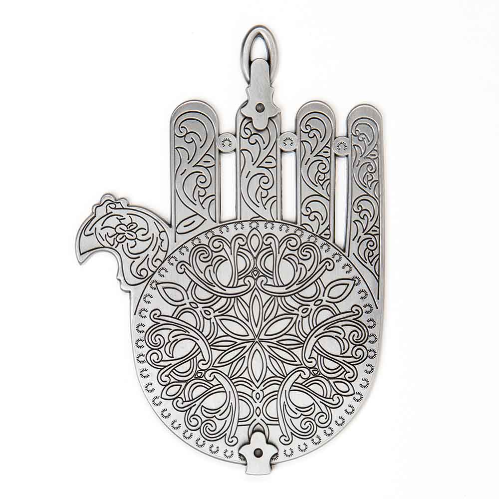 Amulet – Moroccan Hamsa - Silver