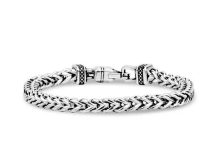 DETAILED ROUND FRANCO LINK BRACELET (5MM)