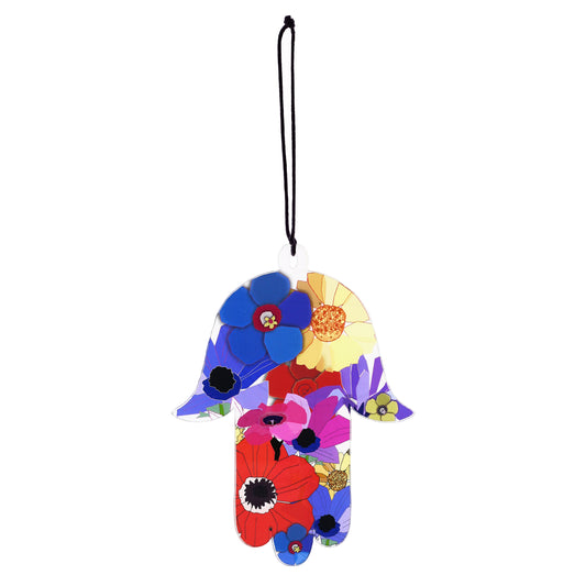 Hamsa for hanging - Flowers