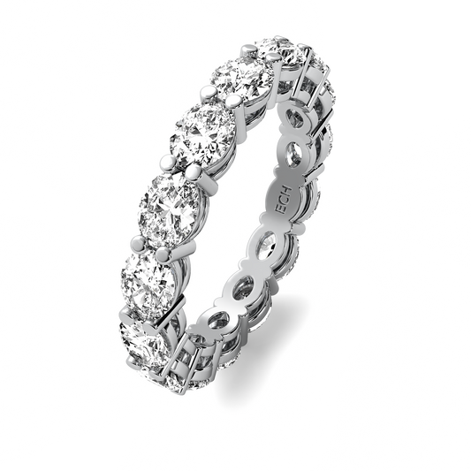 Oval Eternity Band