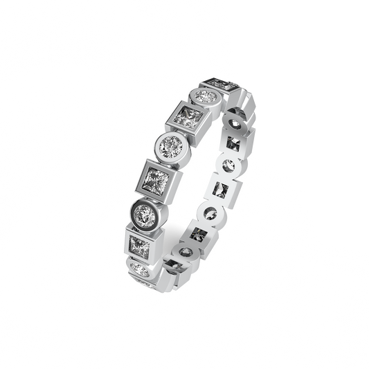 Combination Eternity Band